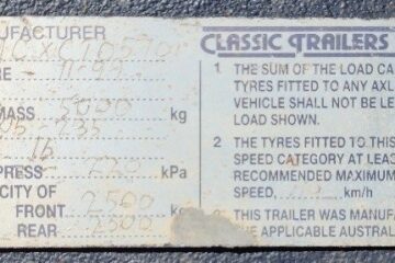 Used 1999 Classic Trailers 6000kg (ATM) Tandem Plant Trailer - For Sale